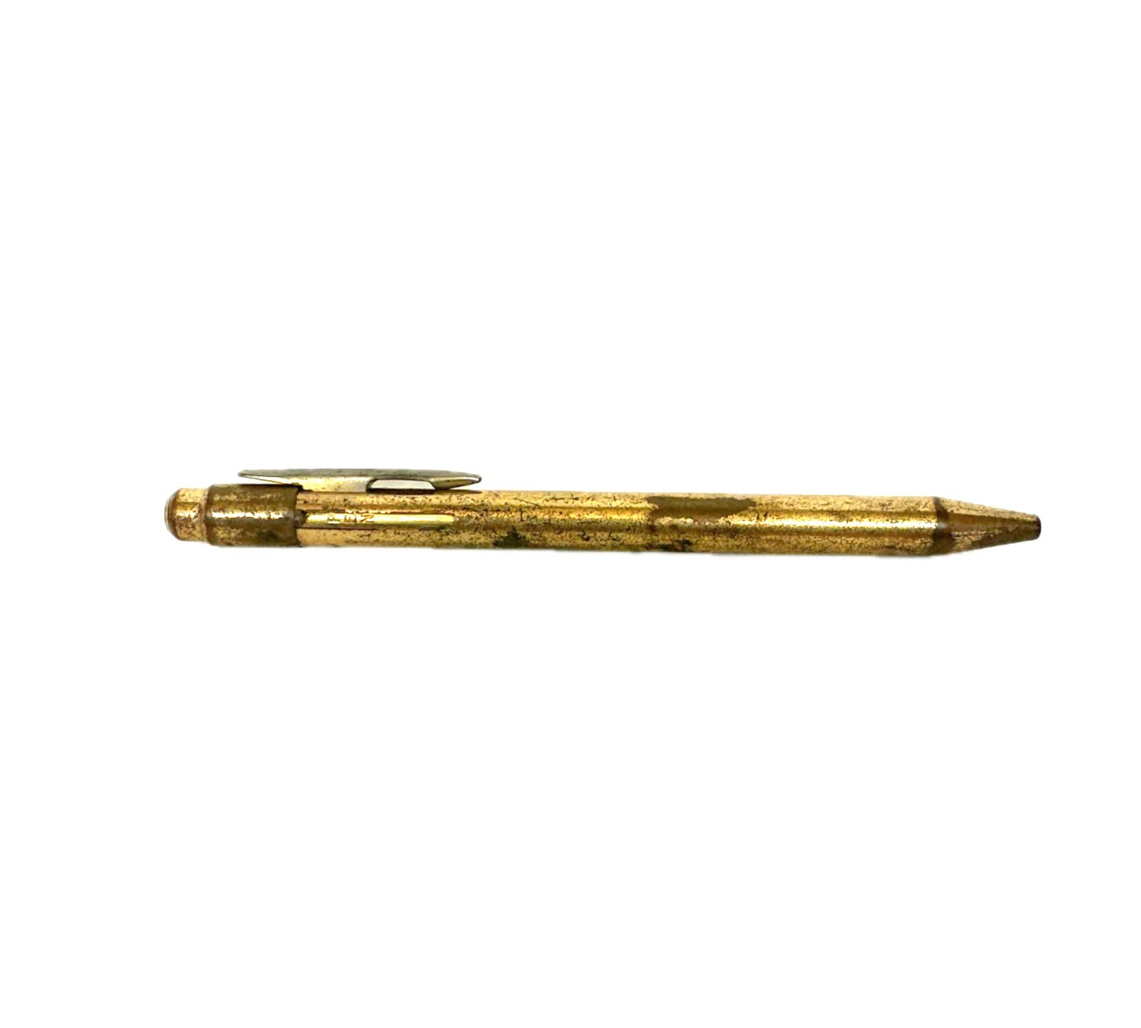 Vintage Robert Murray Brass Tone Mechanical Pencil Ballpoint Pen Dual Combo USA