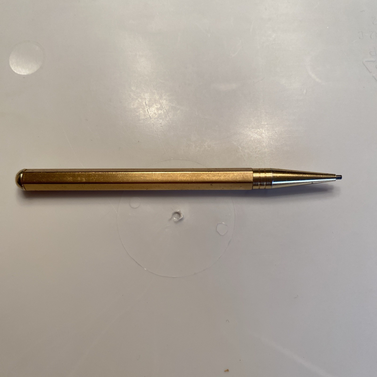 VTG MINITURE MECHANICAL PENCIL GOLD FILLED – WORKING