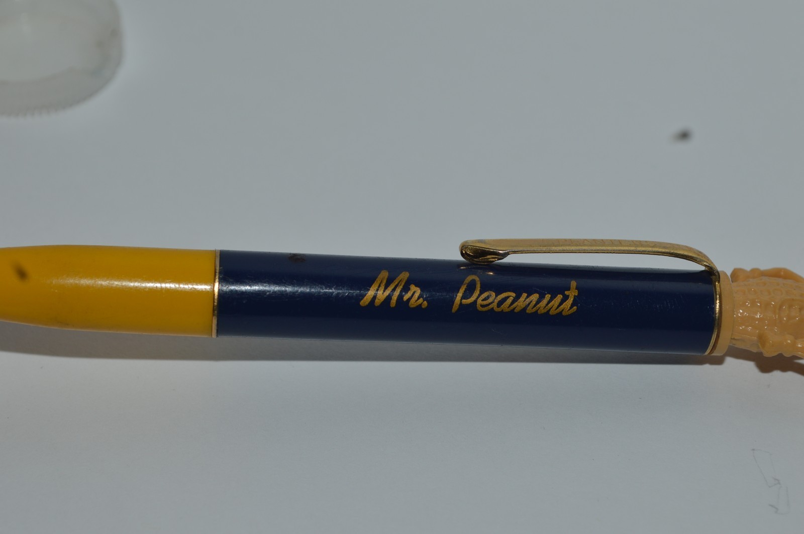 Planters Mr. Peanut Mechanical Pencil 1.1mm Red Barrel Made In USA Circa 1960’s