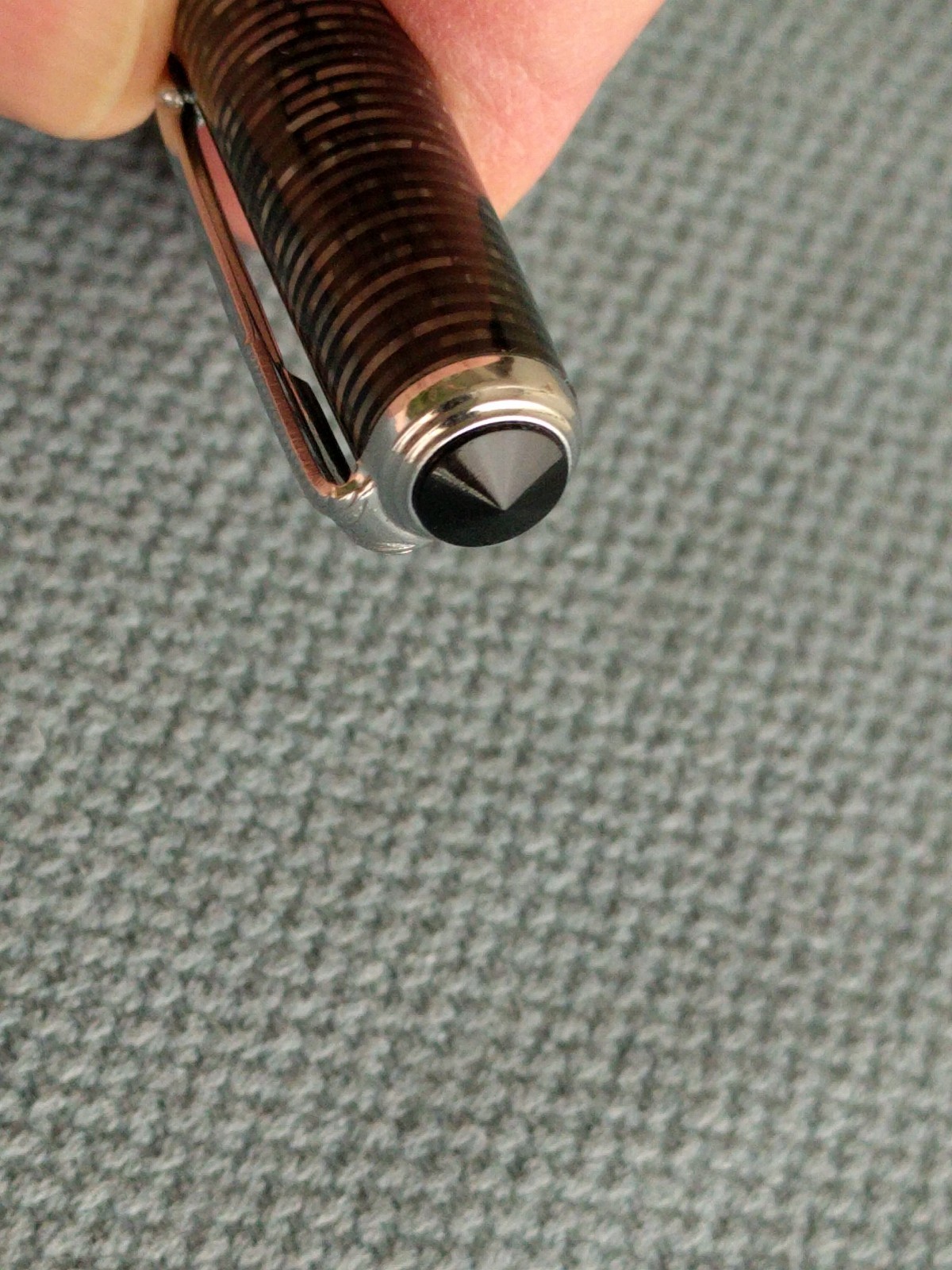 Vintage Parker Vacumatic Mechanical Pencil Black and Silver
