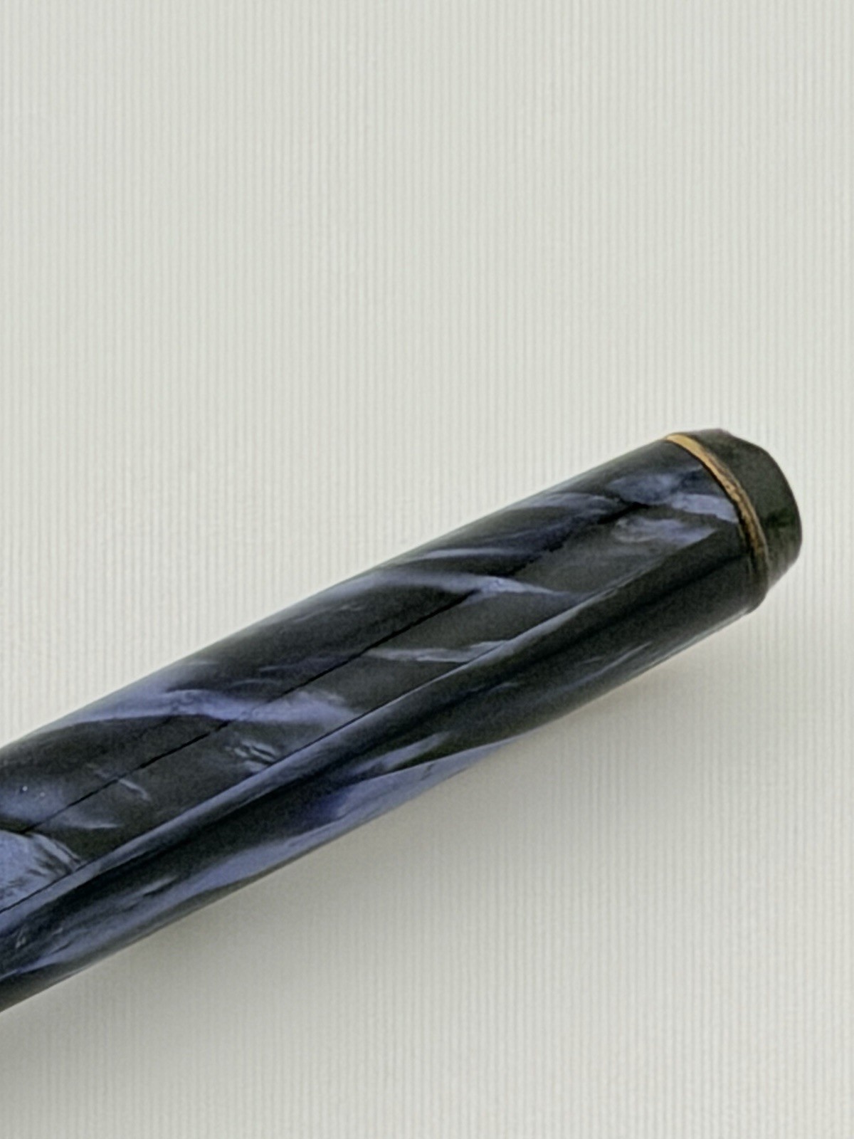 Vintage PARKETTE Made By Parker Mechanical Pencil Marble Blue Super Rare