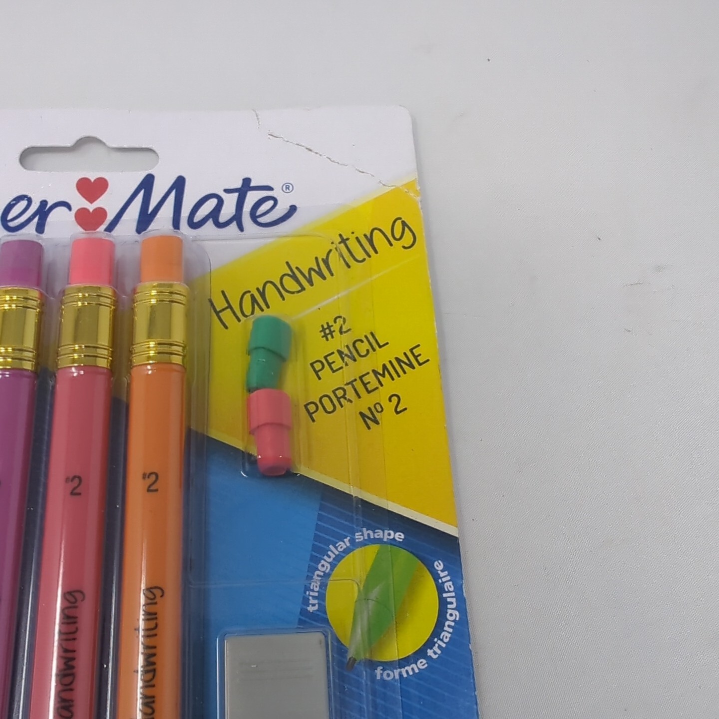 Paper Mate Handwriting Triangular Mechanical Pencil Set with Lead & Eraser 1.3mm