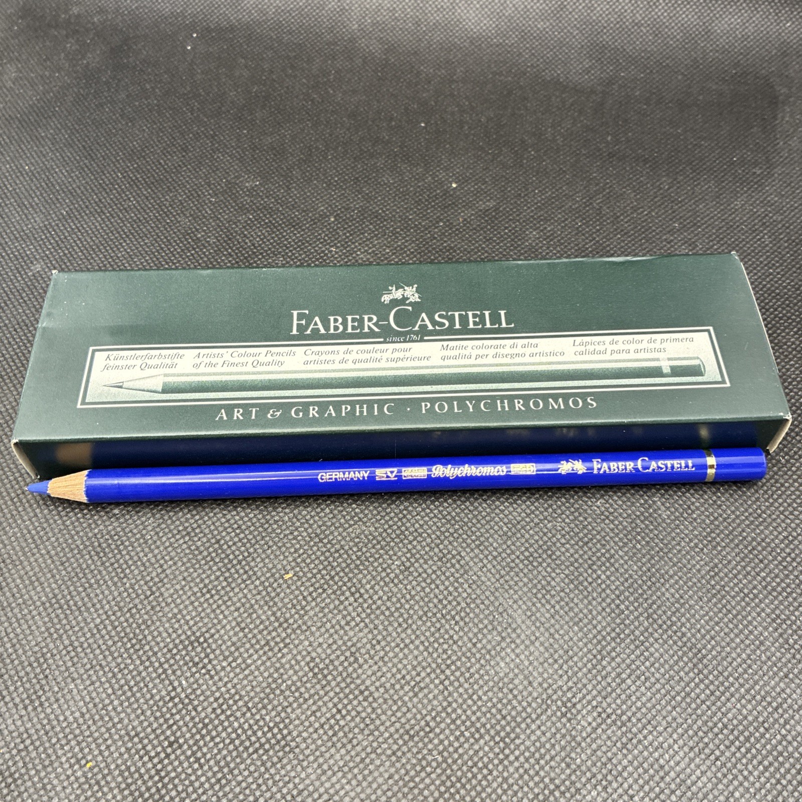 Faber Castell Polychromos Cobalt Blue Colored Pencil Acid Free Pigments Box