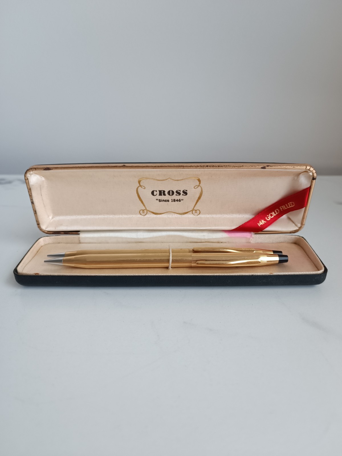 Vintage Cross Classic Century 14K Gold Filled Mechanical 2 Pencil Set