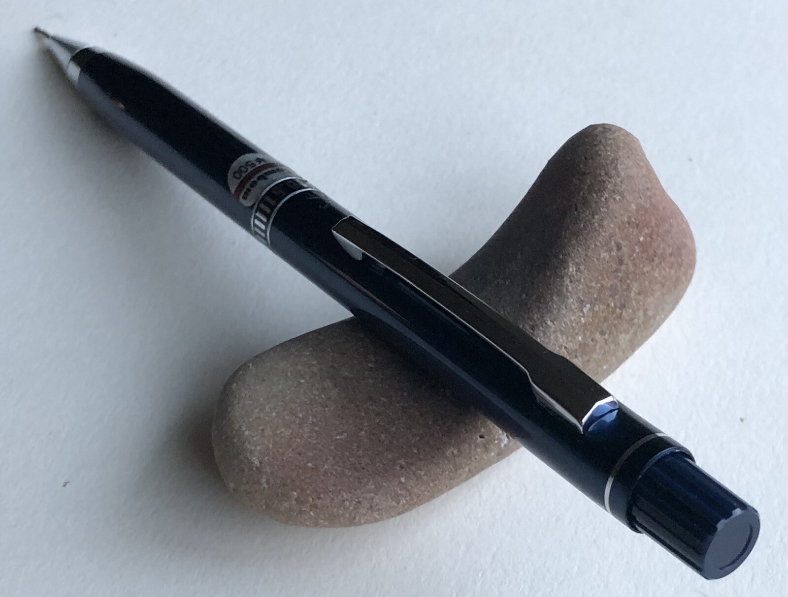 Vintage TOMBOW 500 M22 Mechanical Pencil .5mm Lead Sticker NOS Dark Blue Japan