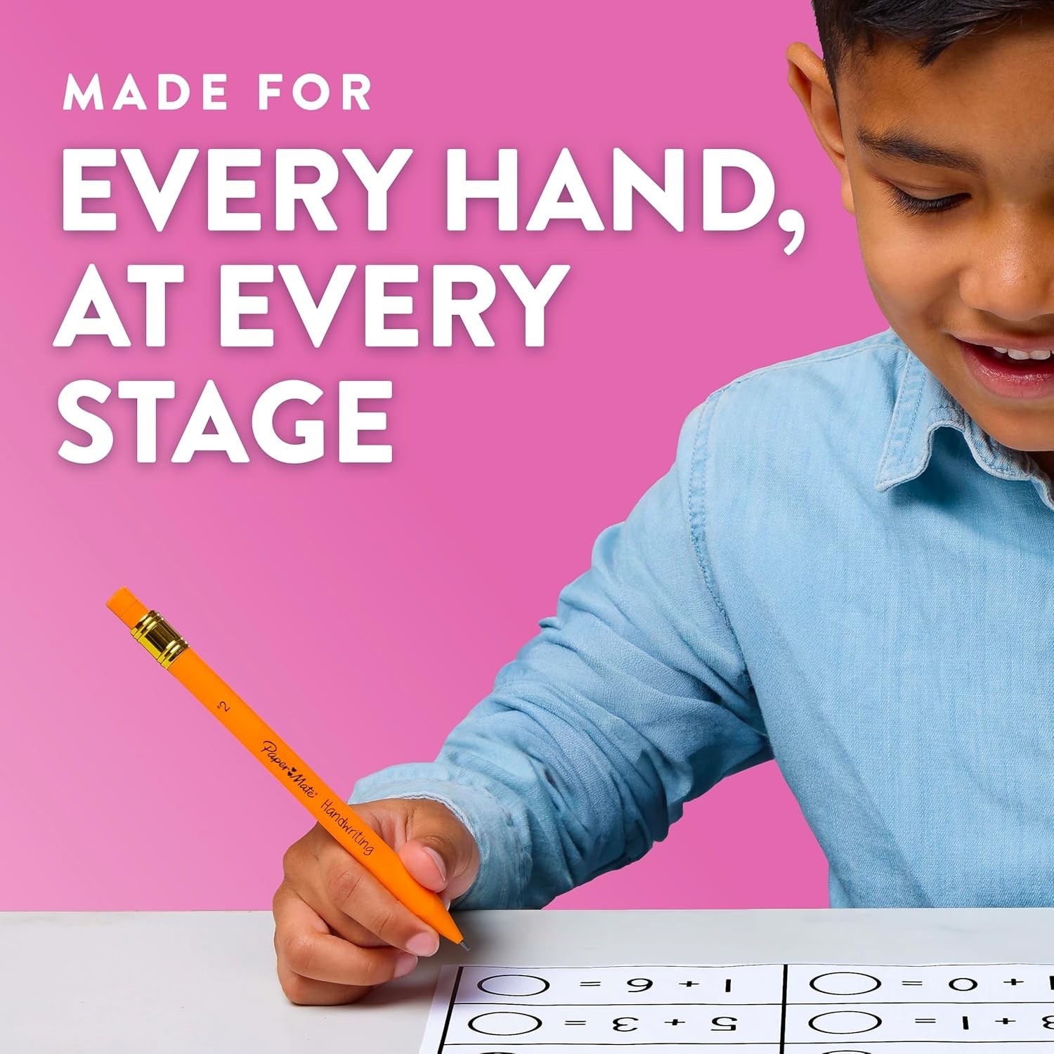 Kids’ Triangular Pencils, 30 Count with Erasers & Refills – Perfect for Learning