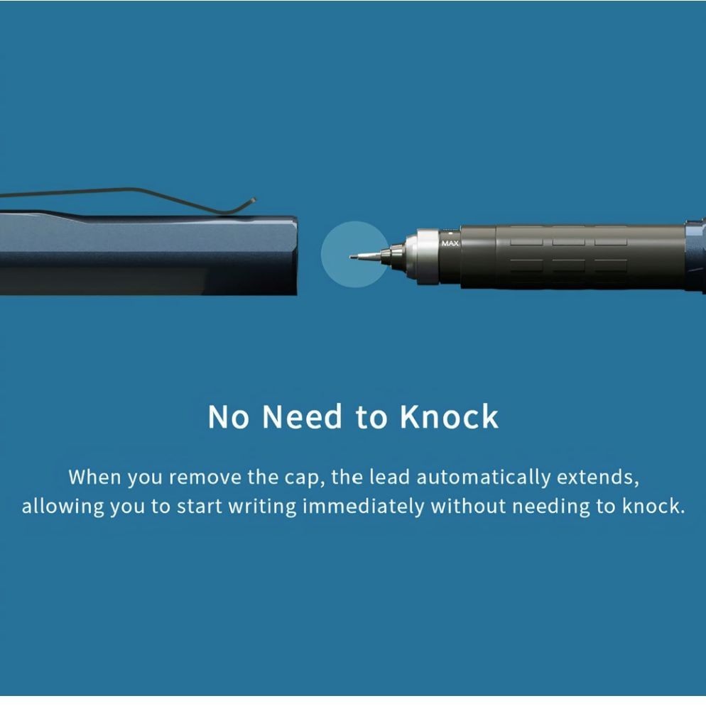 Uni Kuru Toga DIVE Auto Lead Mechanical Pencil 0.5mm Abyss Blue M550001P New