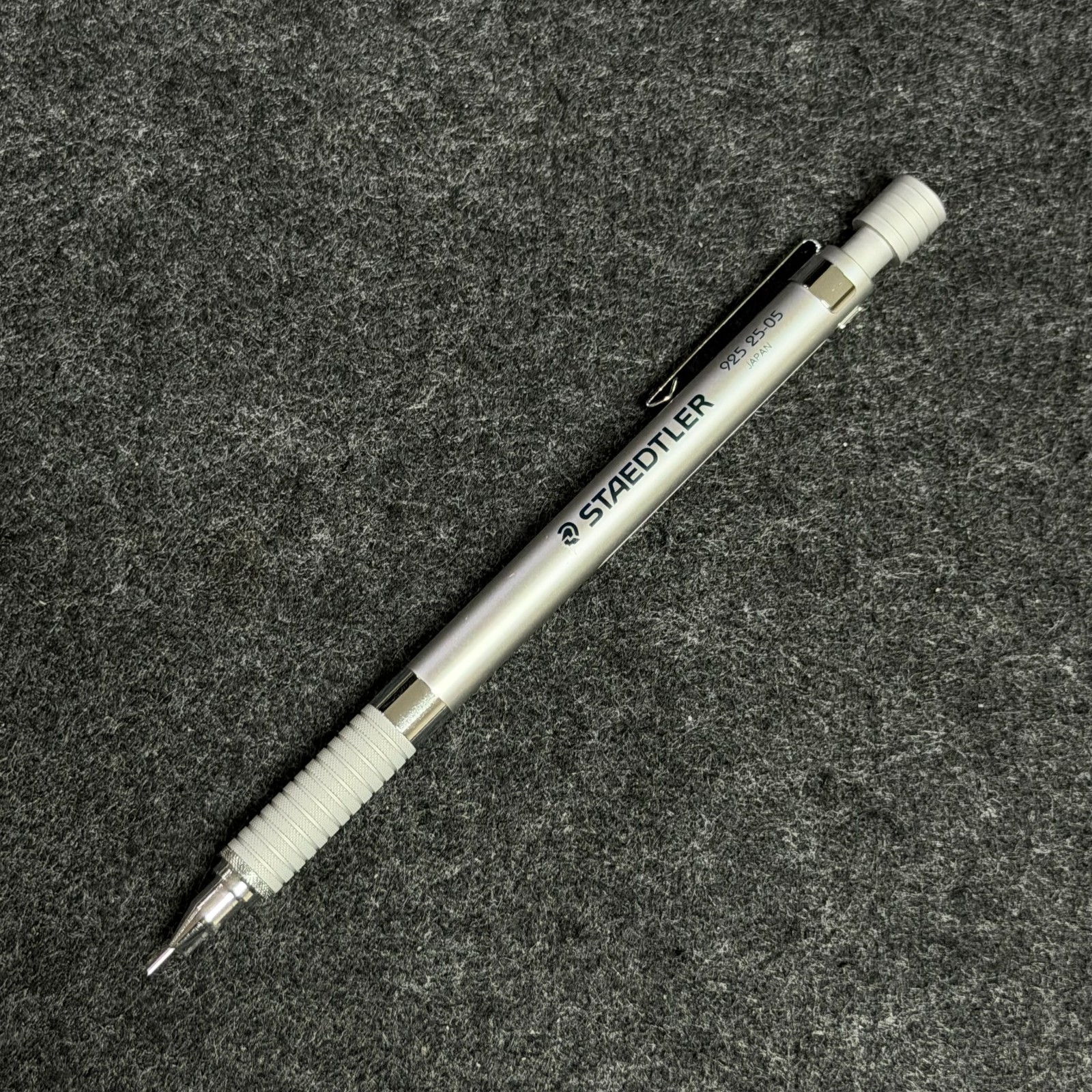 STAEDTLER 925 25-05 Silver Series Drafting Pencil 0.5mm Japan Brand New + Sleeve