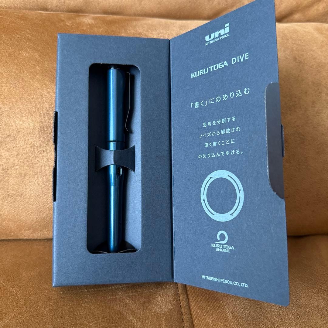 uni KURUTOGA DIVE Mechanical Pencil Body Abyss Blue
