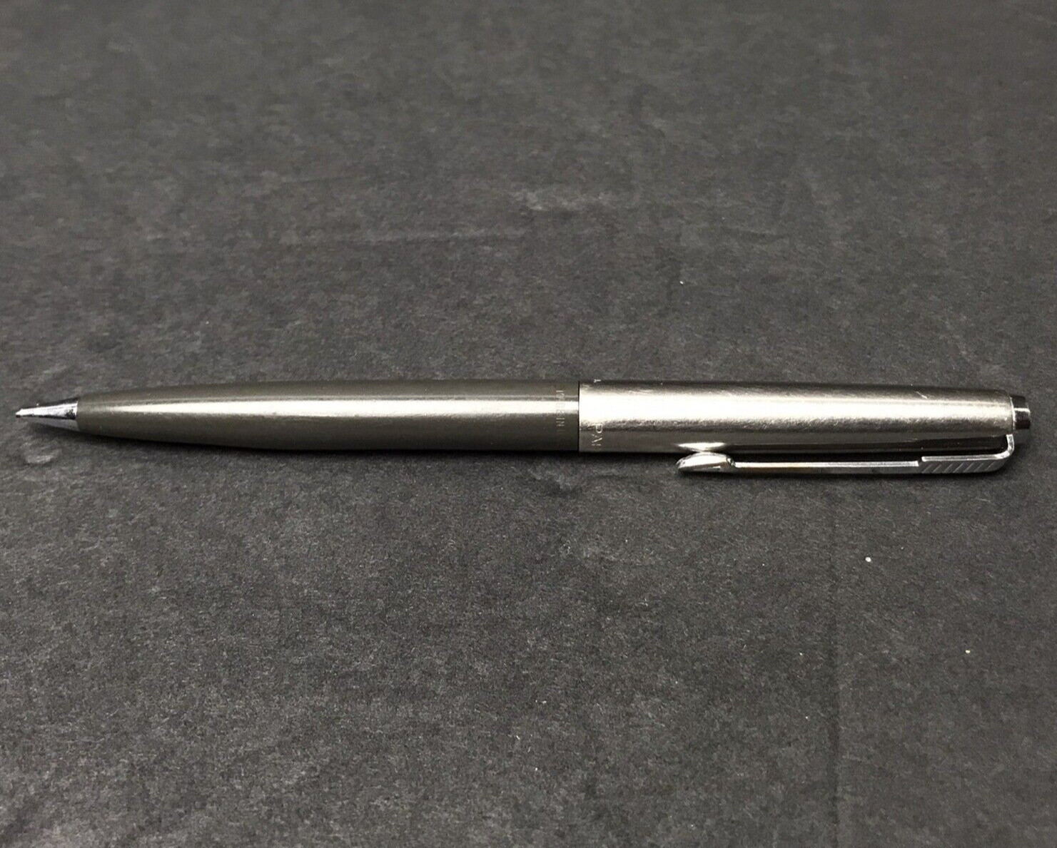 Vintage Parker Mechanical Twist Pencil Gray Silver (Crack in Barrel)