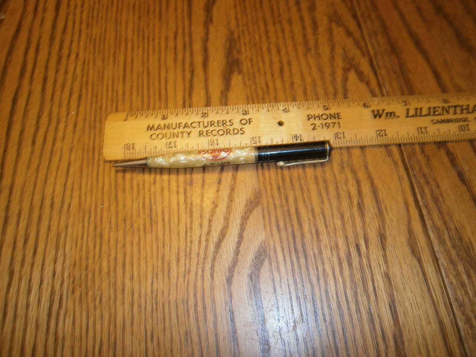 VINTAGE MECHANICAL PENCIL SOHIO C O LANE MT. STERLING OHIO RITEPOINT