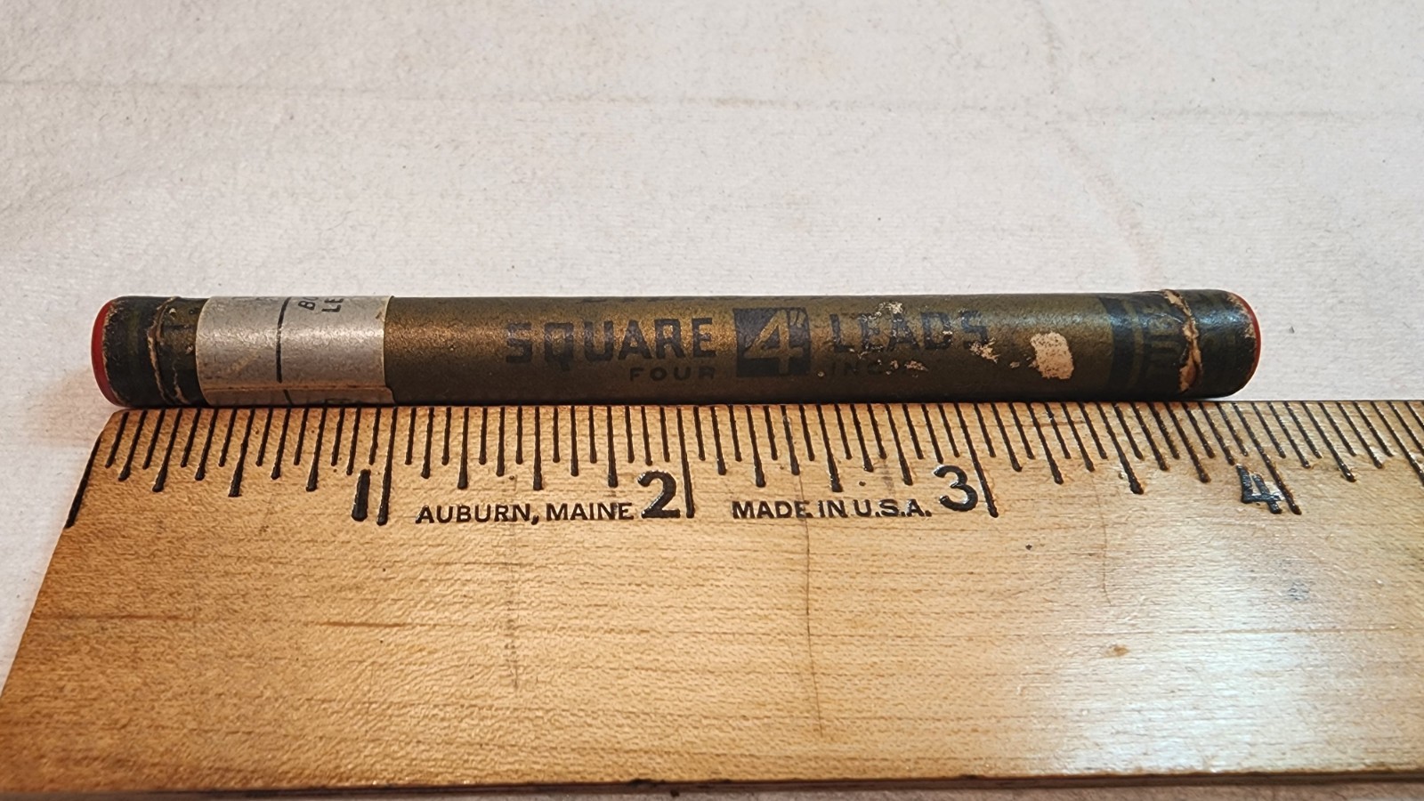 Vintage Eversharp lead tube, 4 inch square, great older collectible