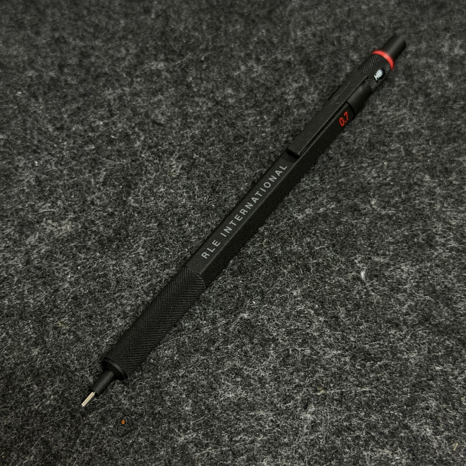Vintage 1999 rOtring 600 0.7mm Matte Black R502 607 RLE International Pencil NOS
