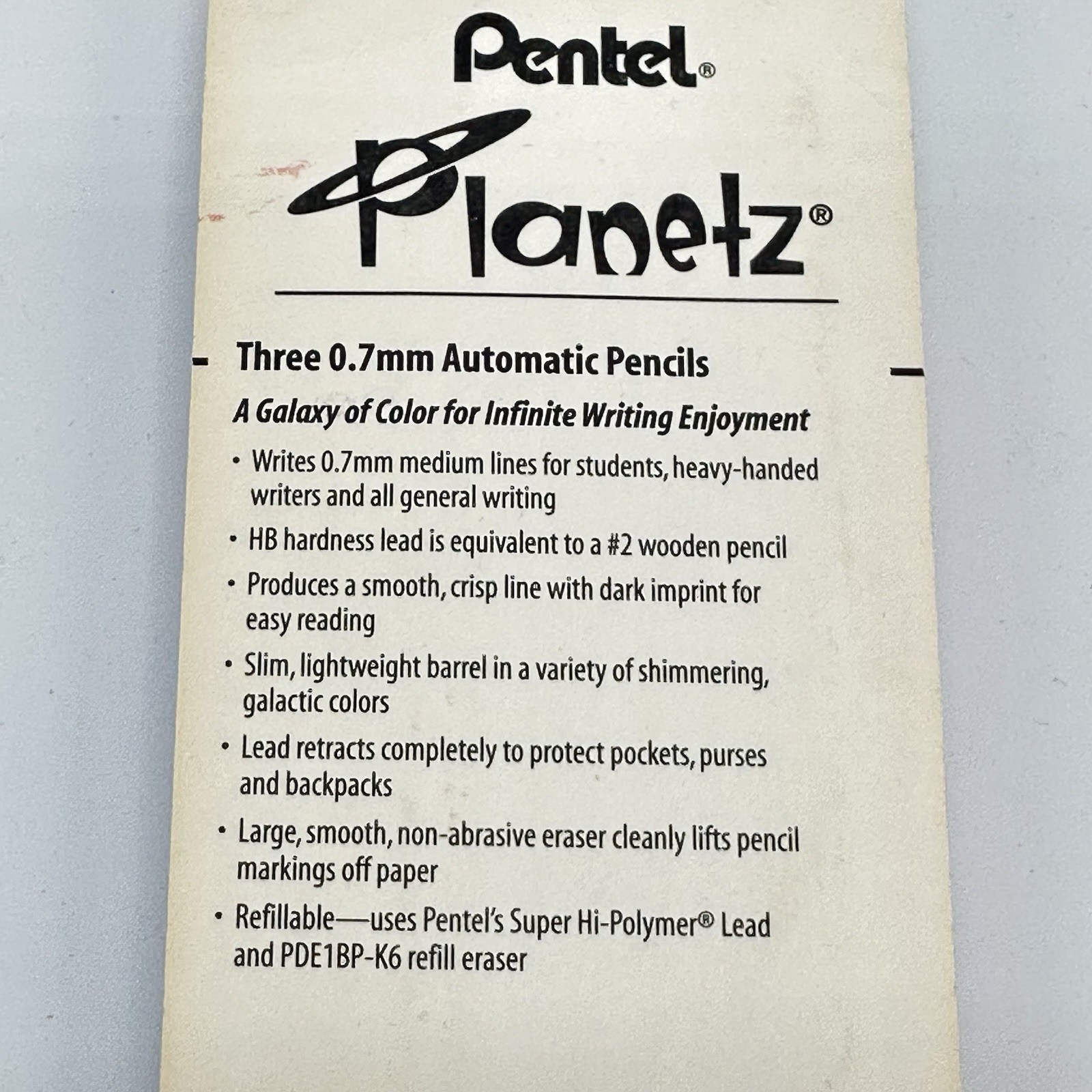 VTG Pentel Planetz Multicolor Automatic Pencils .7mm Y2K 2000’s School Supplies