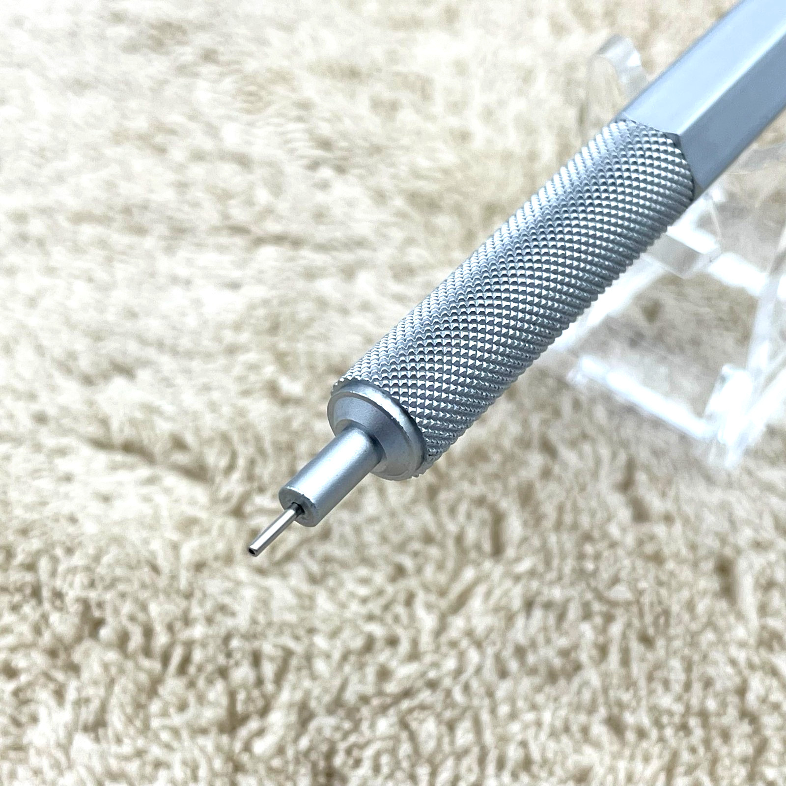 Vintage rOtring 600 Silver 0.35mm Mechanical Pencil No Logo Rare Japan