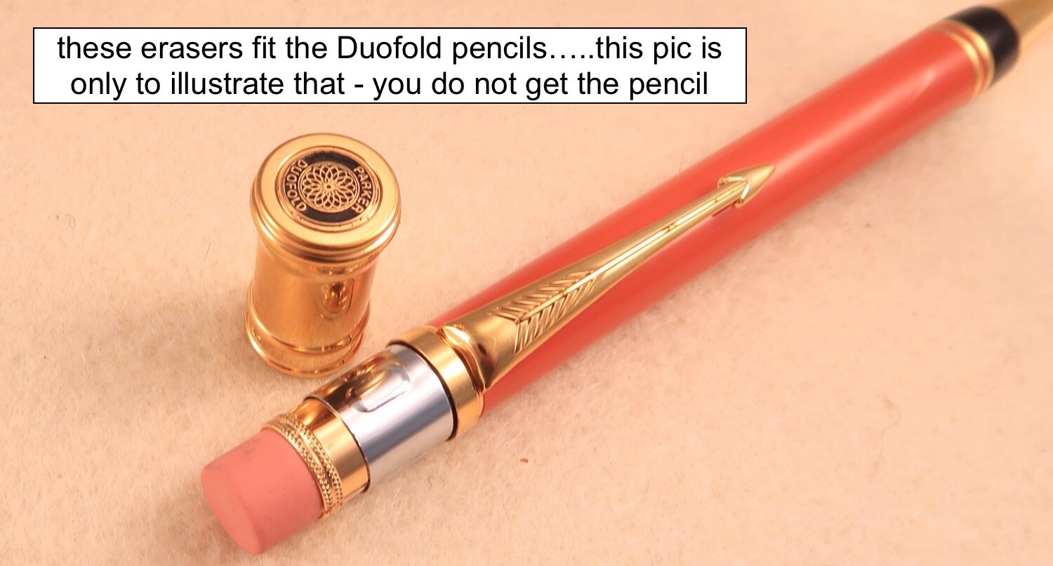 NOS Modern Parker Duofold Eraser