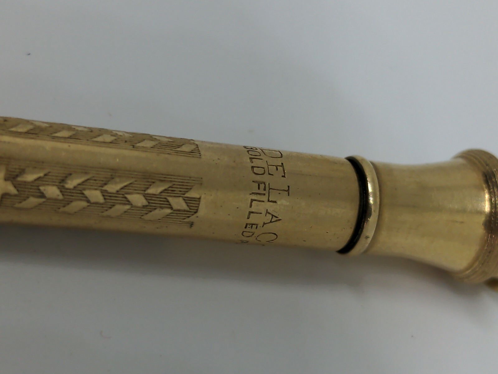 Vintage Dela Co Gold Filled GF Pencil
