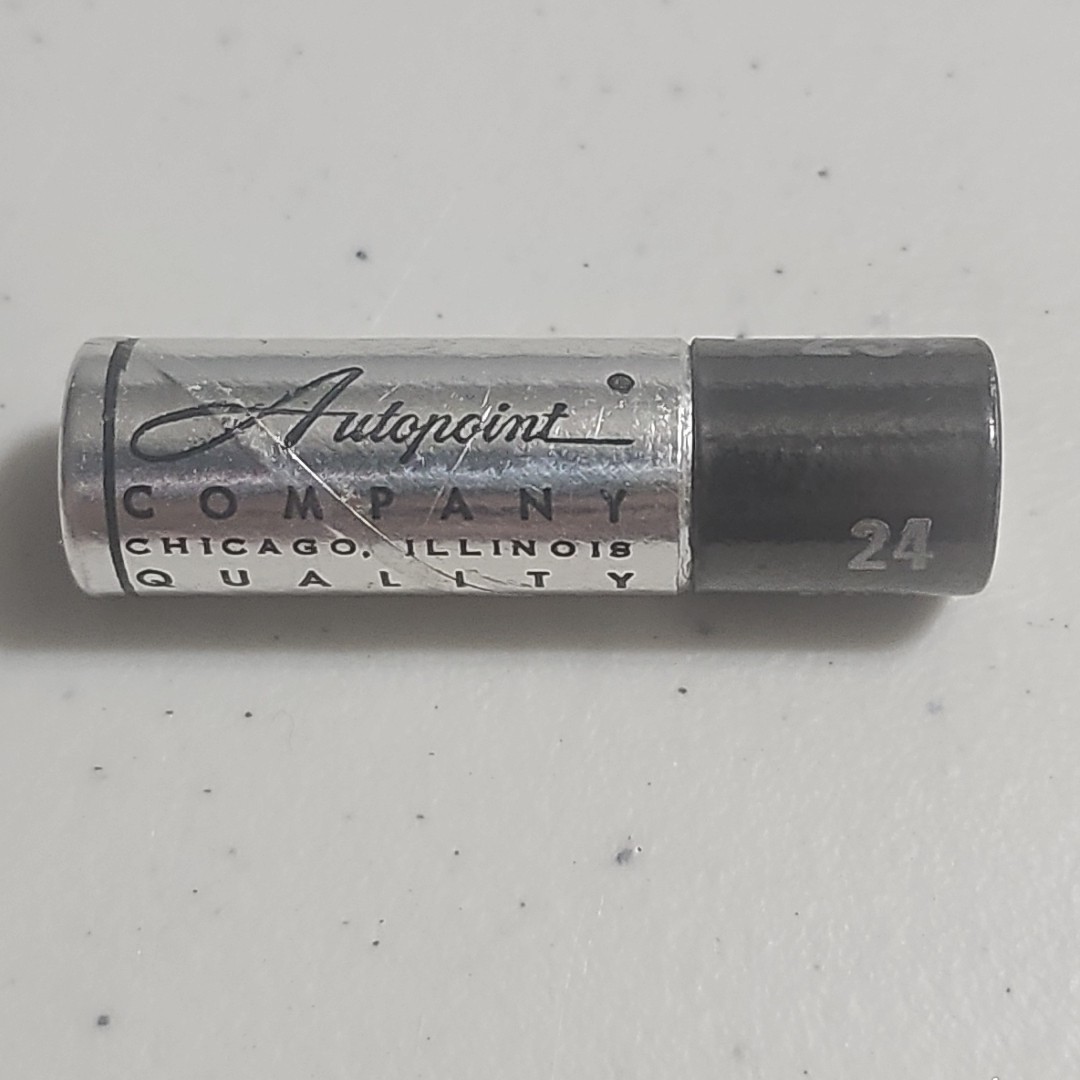 Autopoint Leads, 36ea Real Thin Black # 512 HB Medium