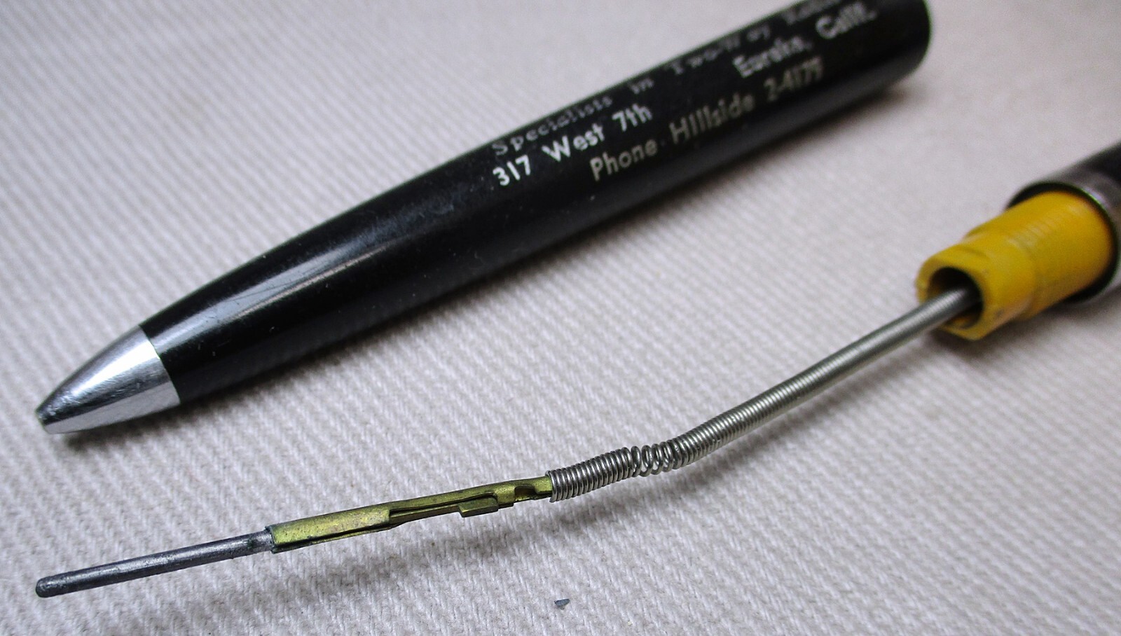 Rare Ritepoint Advertising Retractable Mechanical Pencil, Vanishing Point, Wheel