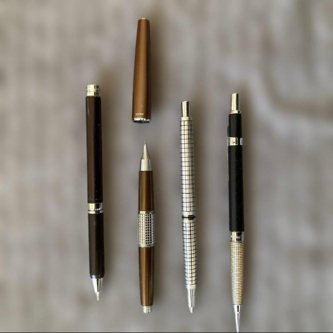 Mechanical pencil Showa retro masterpiece set of 4