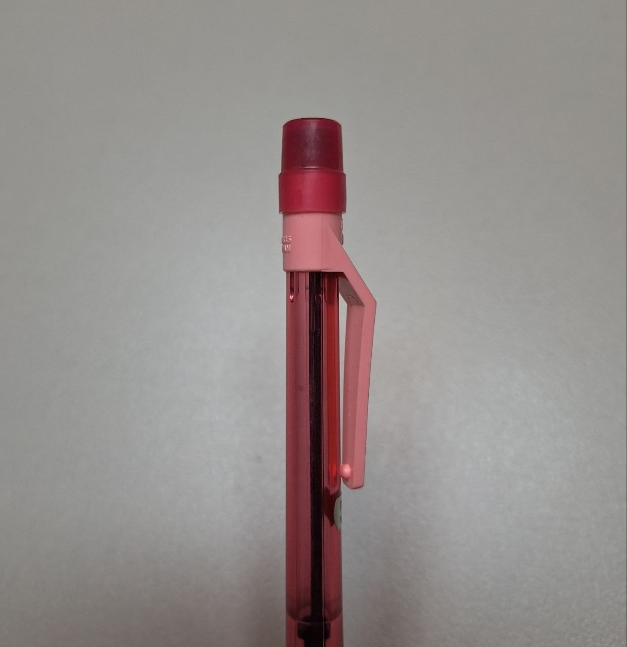 Pentel Pop N Pop Discontinued Mechanical Pencil PD335 Side Clicker PD-335 Red
