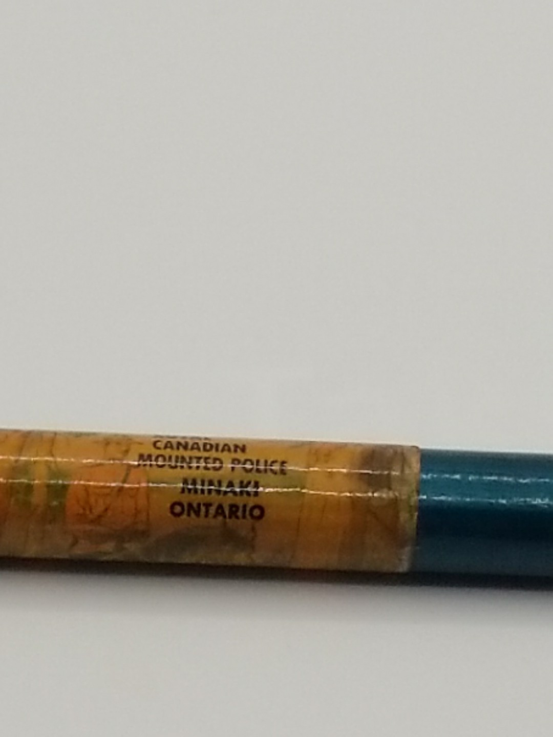 Pencil Souvenir Royal Canadian Mounted Police Minaki ,Ontario Collectible