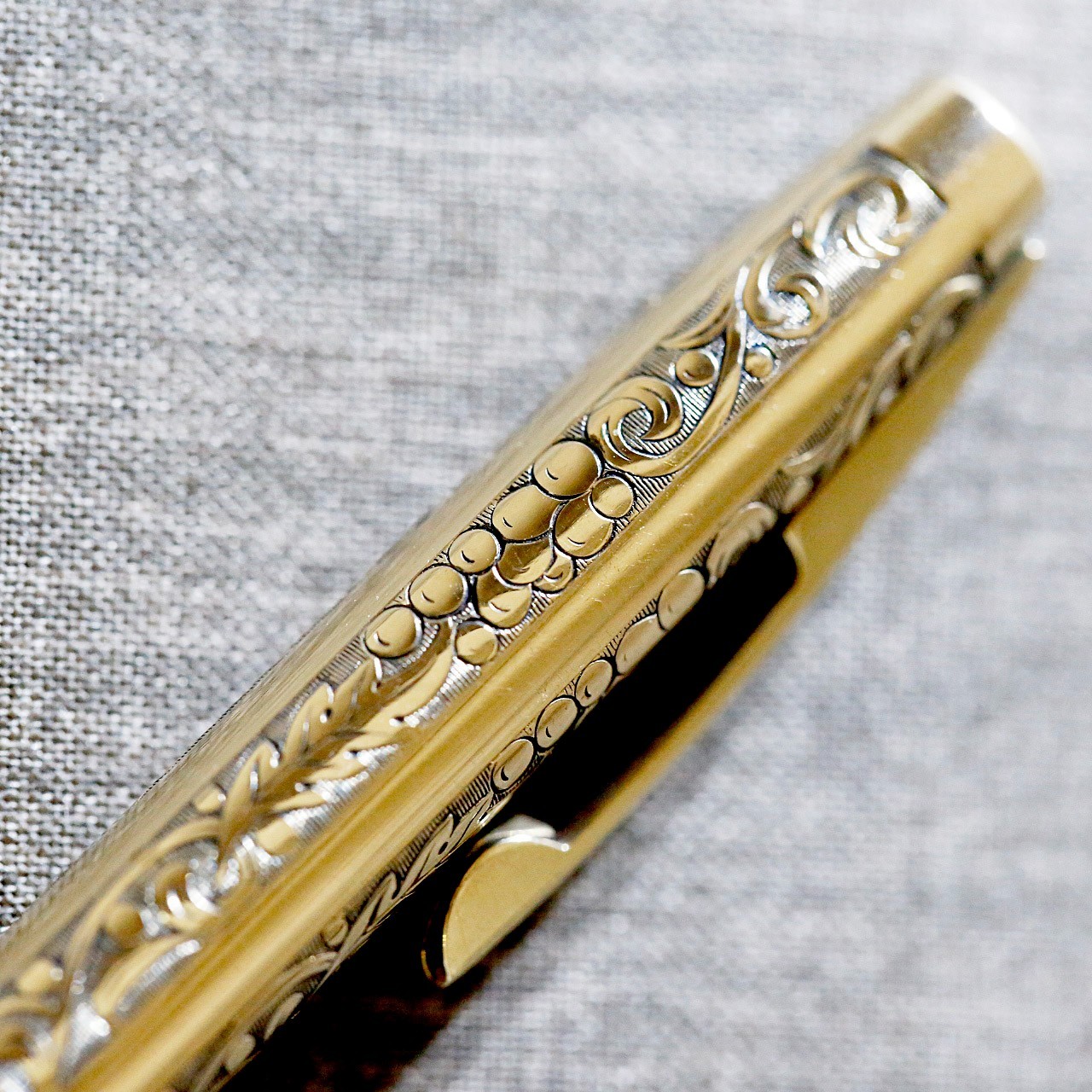 Vintage Sheaffer Mechanical Pencil 12K GF Gold Filled Floral Engraved USA