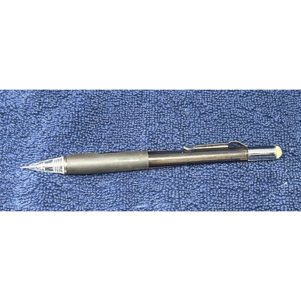 Vtg Pentel Quicker Clicker PD345 Mechanical Pencil 0.5mm Smoke Grey Japan