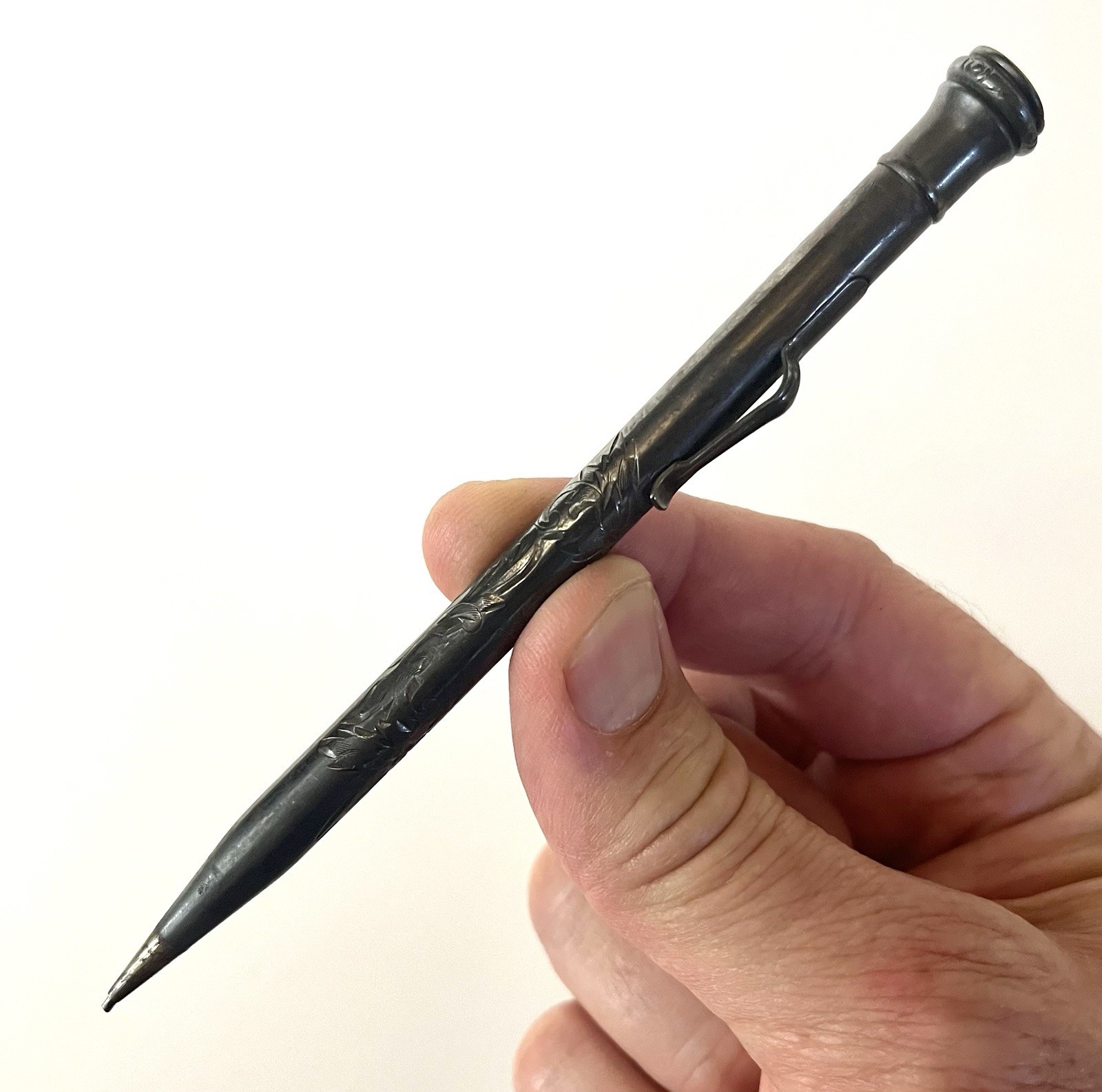 Vintage Wahl-Eversharp Sterling Silver Mechanical Pencil Engraved CT