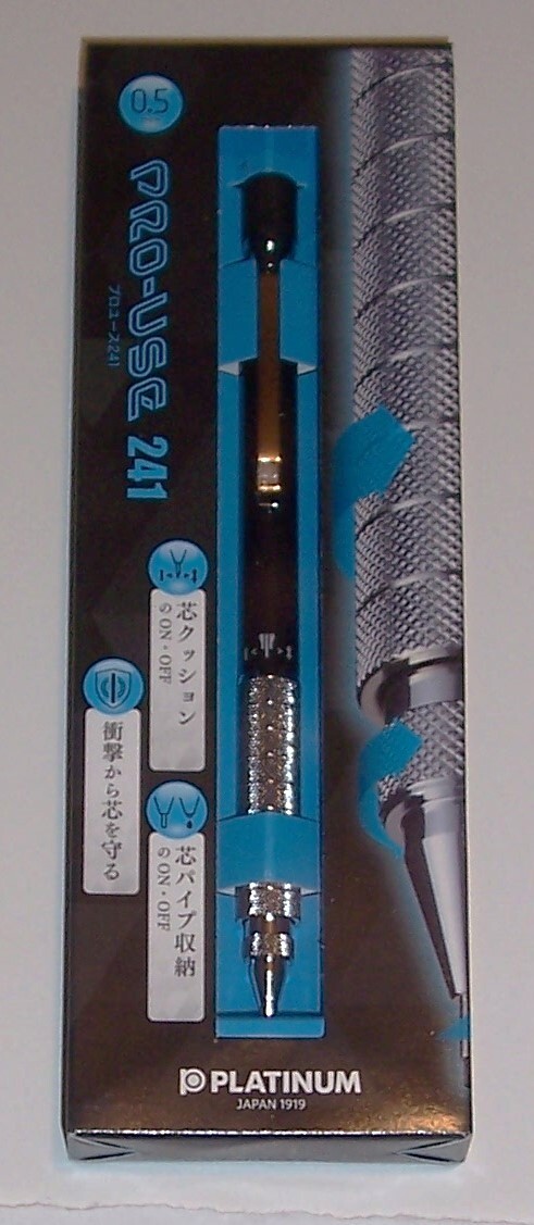 PLATINUM PRO USE 241 MECHANICAL PENCIL BLACK 05.MM