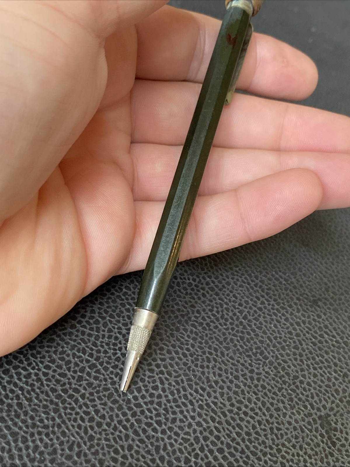 Vtg DUROLITE Bell System Property NOS Mechanical Pencil Green 1950s Advertising