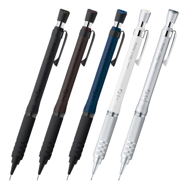 ZEBRA Tect 2-Way RO Drafting Mechanical Pencil 0.5mm Navy Black P-MA141-NVBK