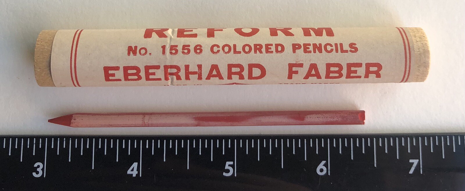 Vintage Eberhard Faber NOS Reform No. 526 Red 3.8mm Mechanical Pencil Lead USA