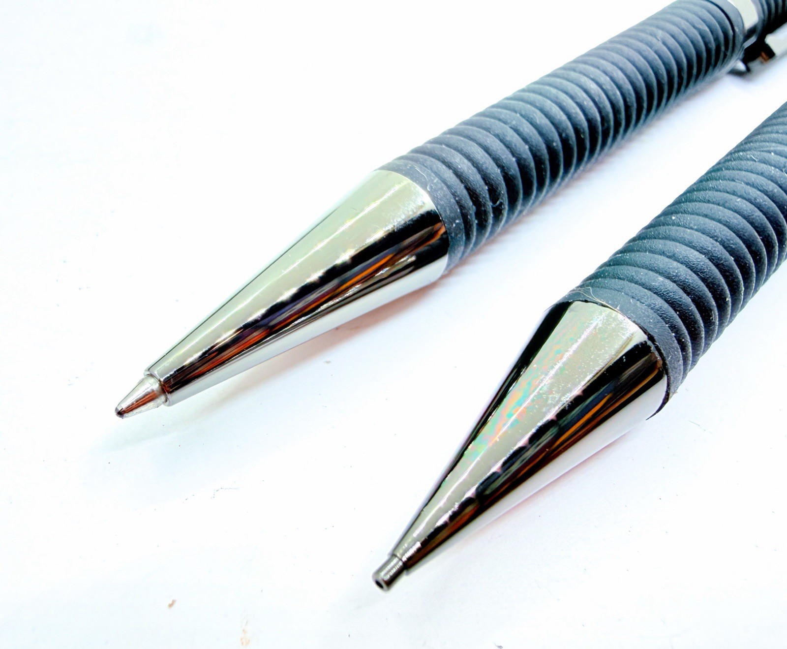 NOS Fendi Mechanical Pencil 0.5mm Continues Twist & Ballpoint Pen Set With Case