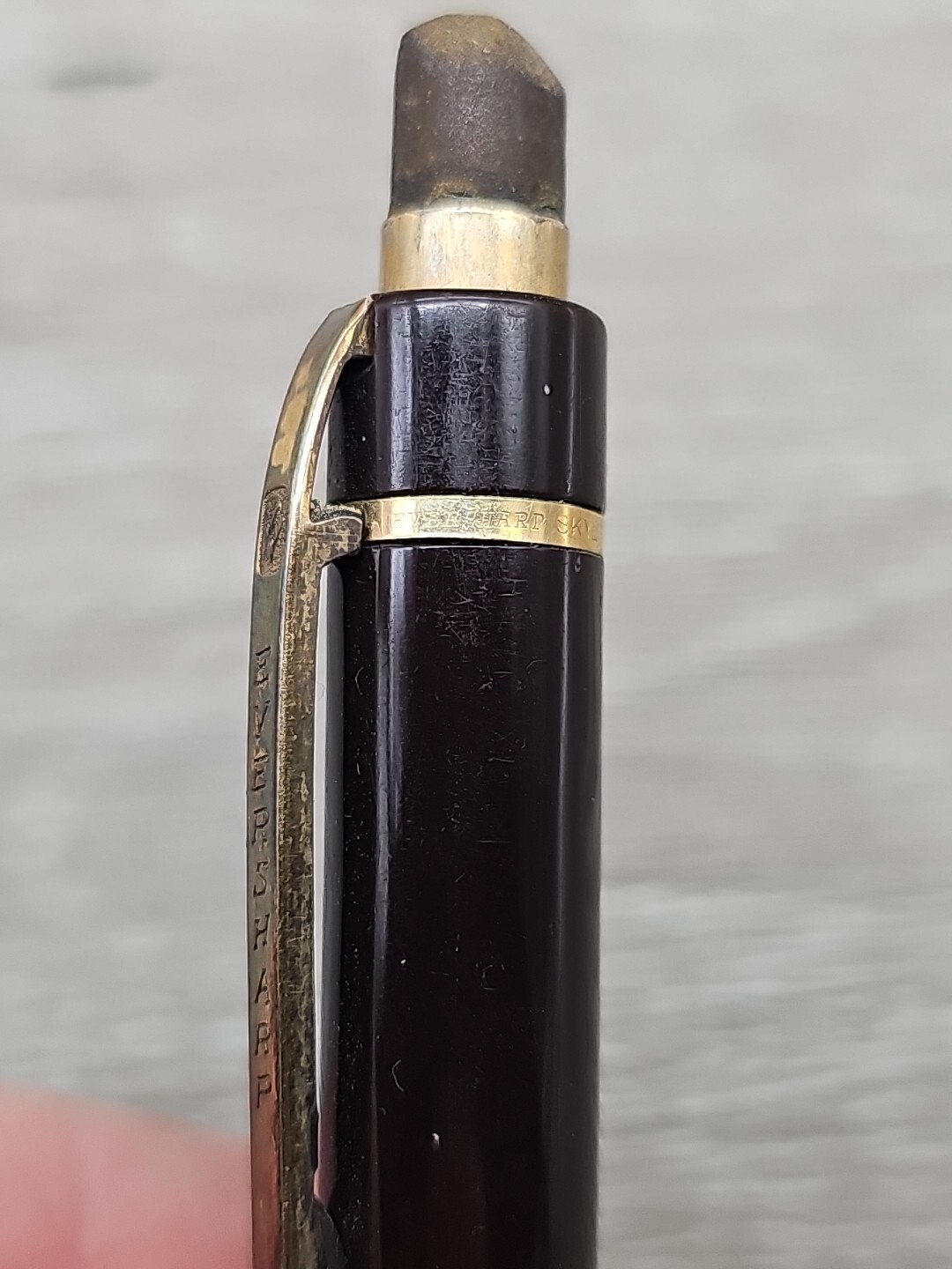 Vintage Eversharp Skyline Repeater Clutch Mechanical Pencil Scripto Lead Package