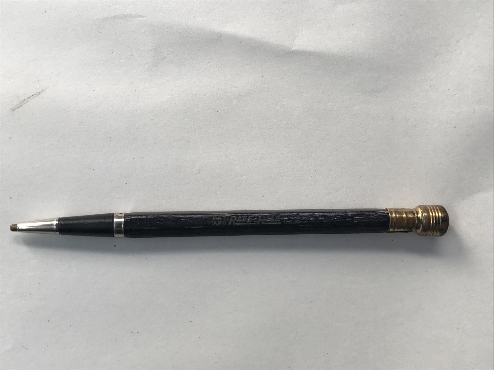 RARE 1930’s Rite-Rite Wood Barrel Mechanical Pencil Fat Eraser Head A131