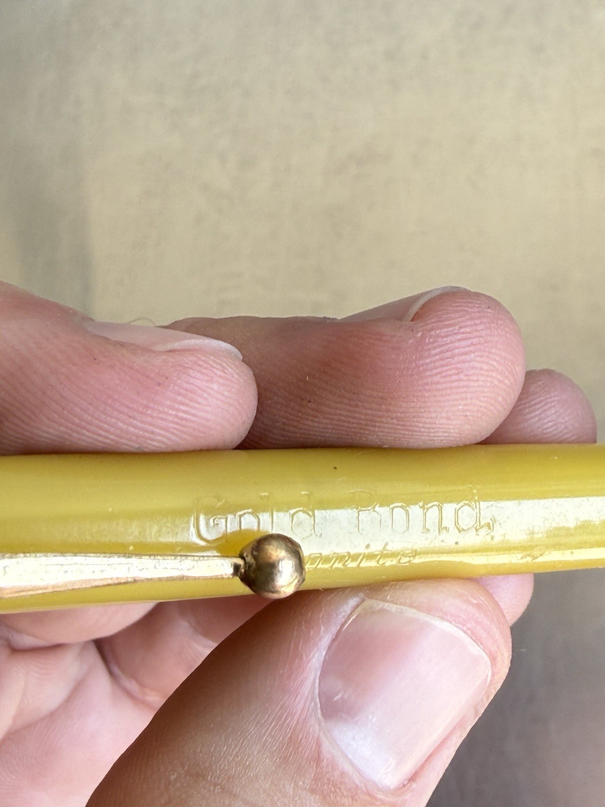 Gold Bond Stonite Yellow 1.1mm Pencil – 1930’s