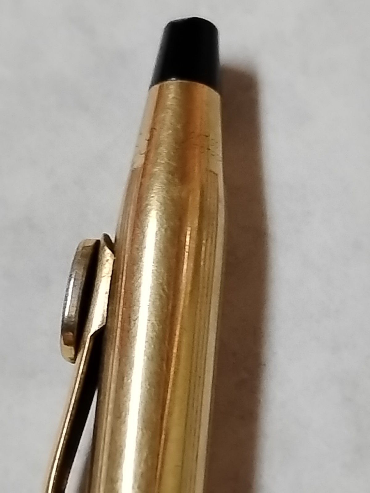 VTG Cross 10k Gold Filled Pencil with J&L Steel Logo Works-sm Dent L0#