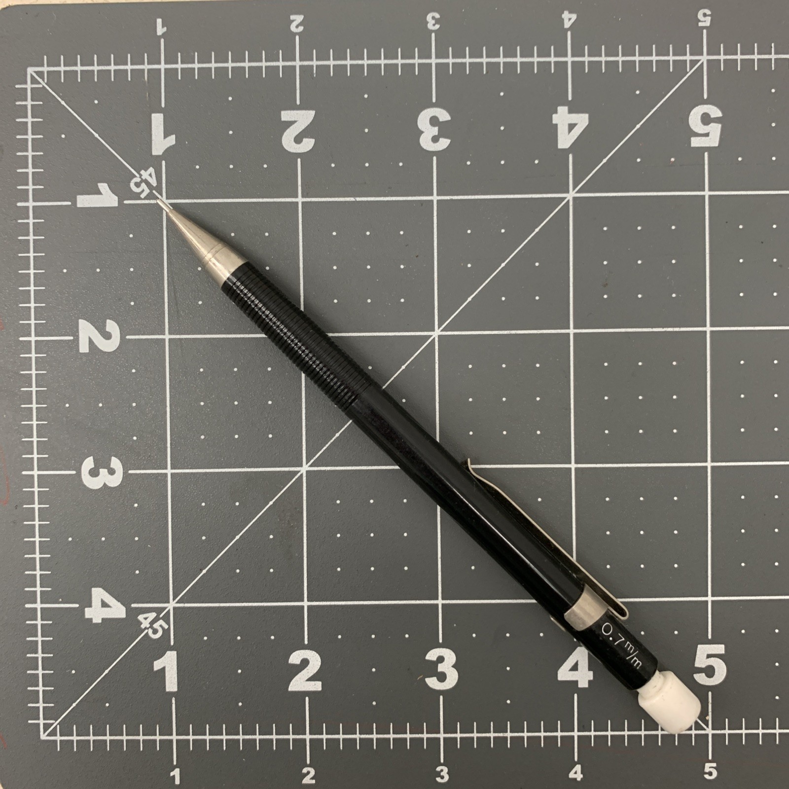 Vintage Scripto Lead Mechanical Pencil Plastic Black 0.7mm