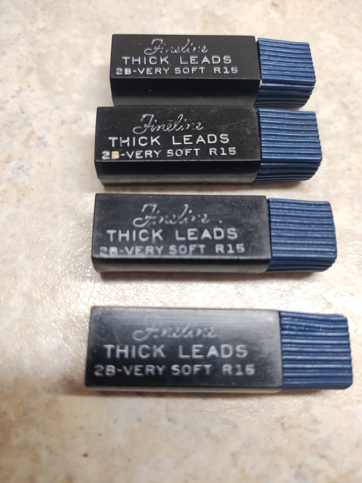 Vintage W.A Sheaffer’s Fineline thick leads 2B-very Soft R15