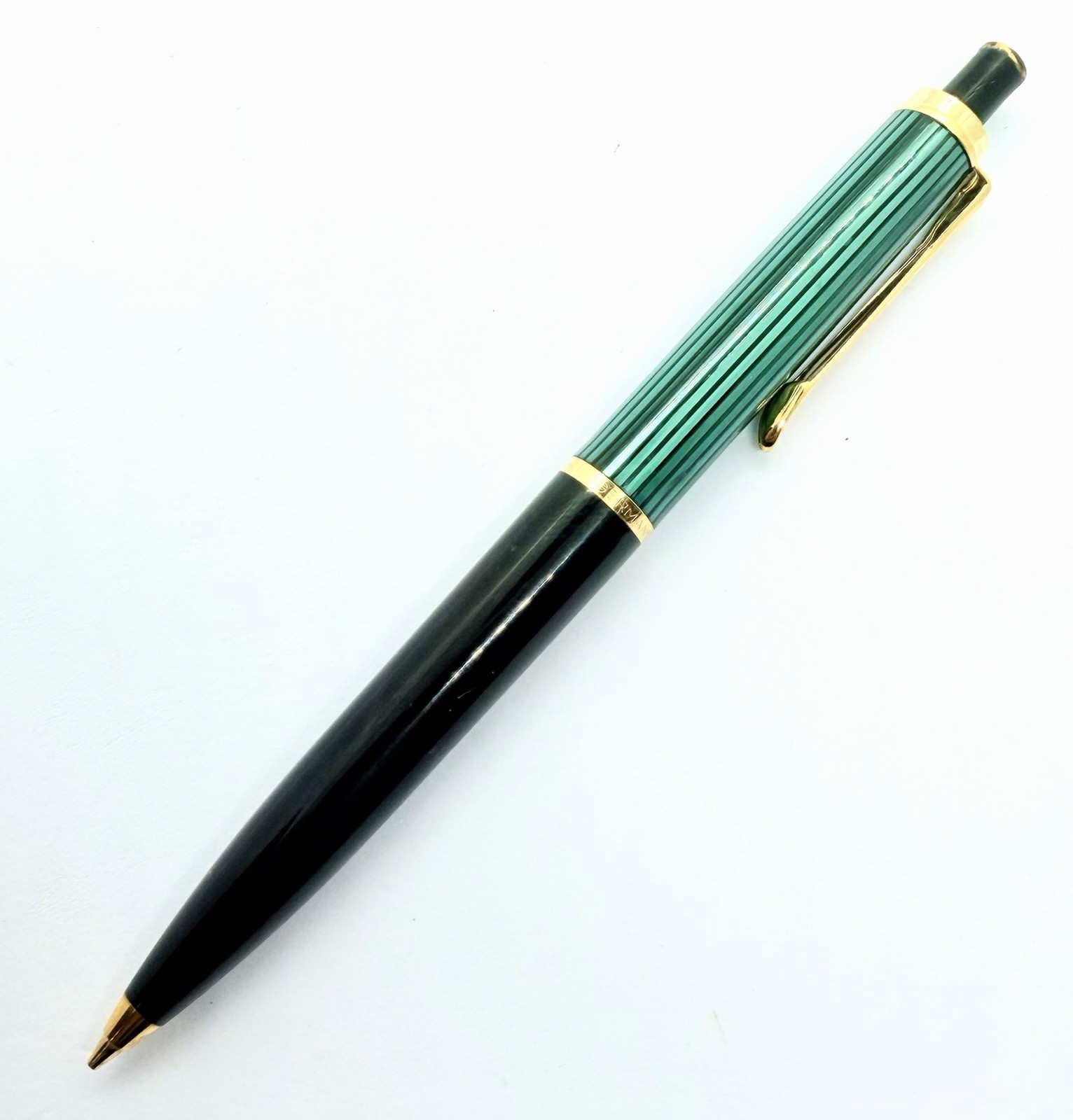 Pelikan mechanical pencil 0.5mm Green striped Germany D400 Functional