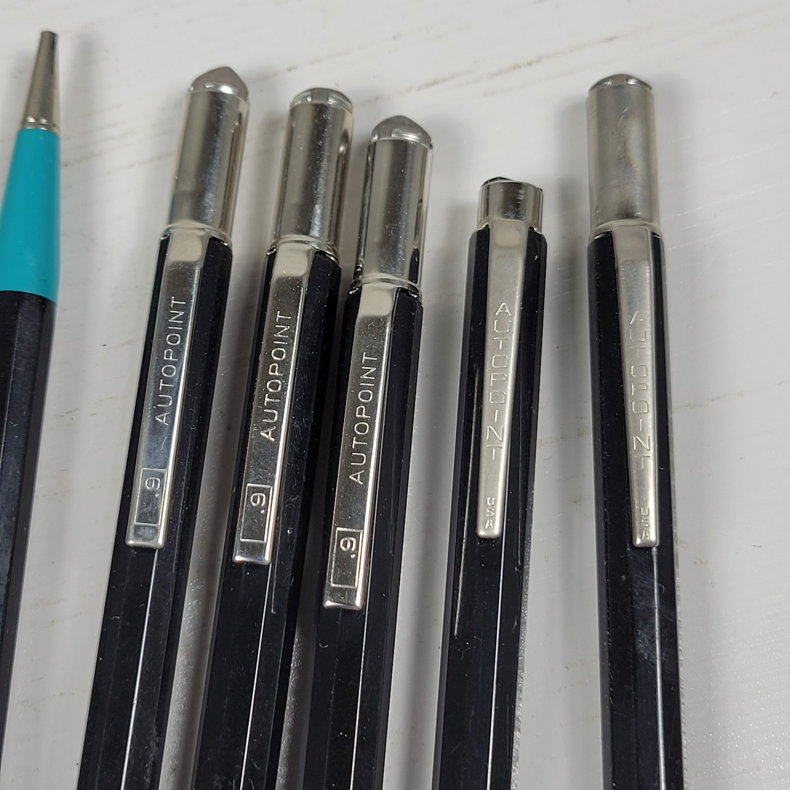 11 Vintage Mechanical Lead Pencils with 13 Boxes of Lead