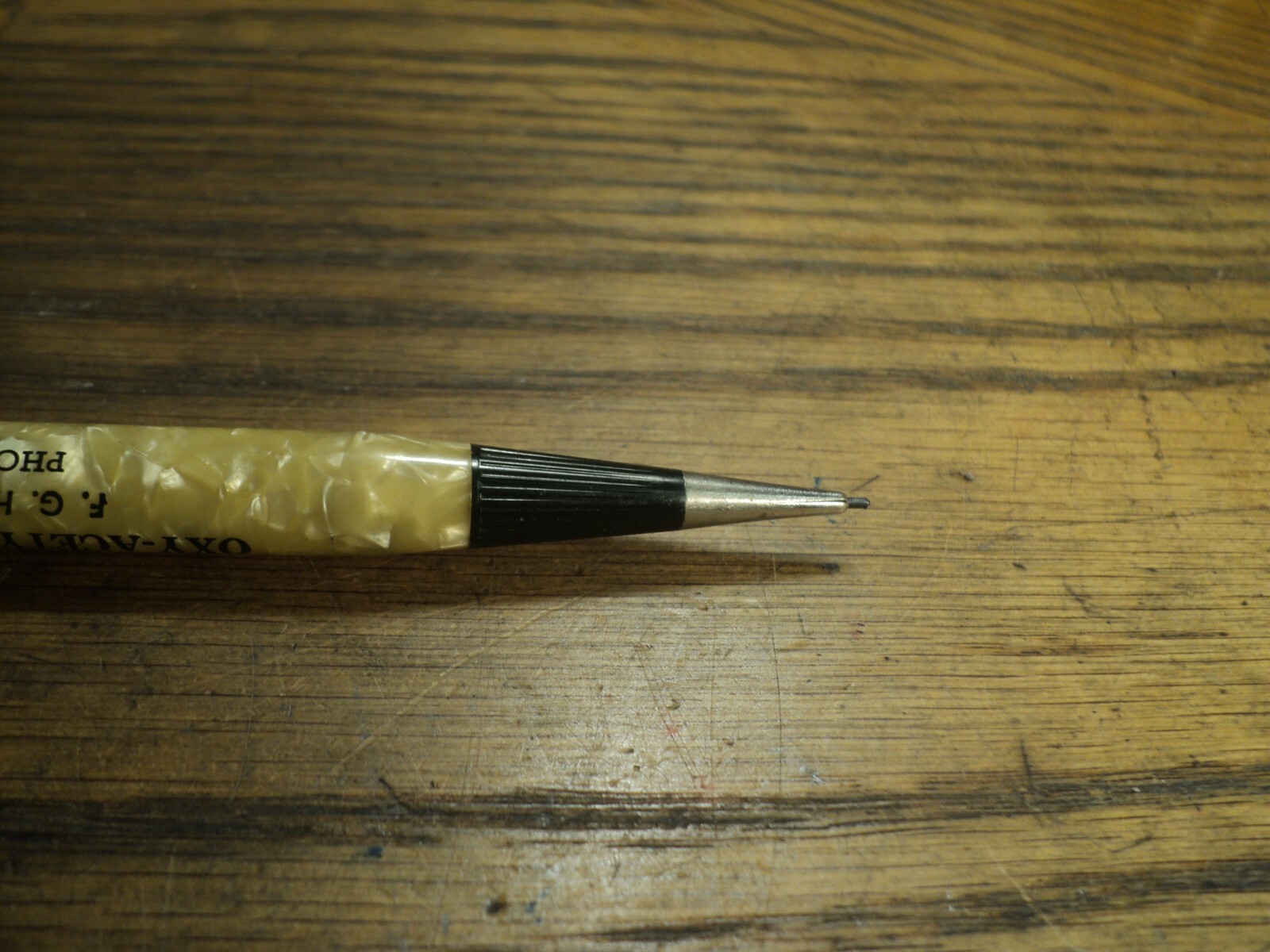 Vintage Autopoint Mechanical Pencil Northwest Oxy-Acetylene Linde Bottle Top D