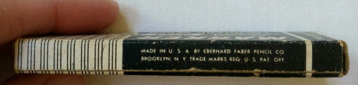 Vintage Eberhard Faber Writing Marker Black (1589) Leads Mark Any Surface