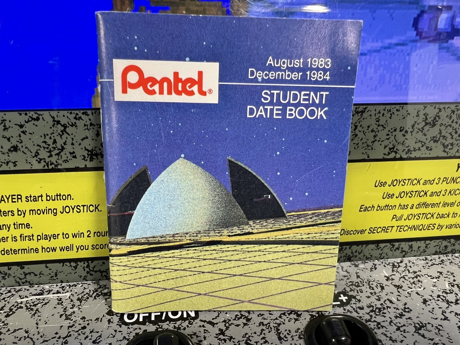 1983 Pentel Student Date Book Futureworld 1st Computer Generated TV Commercial!
