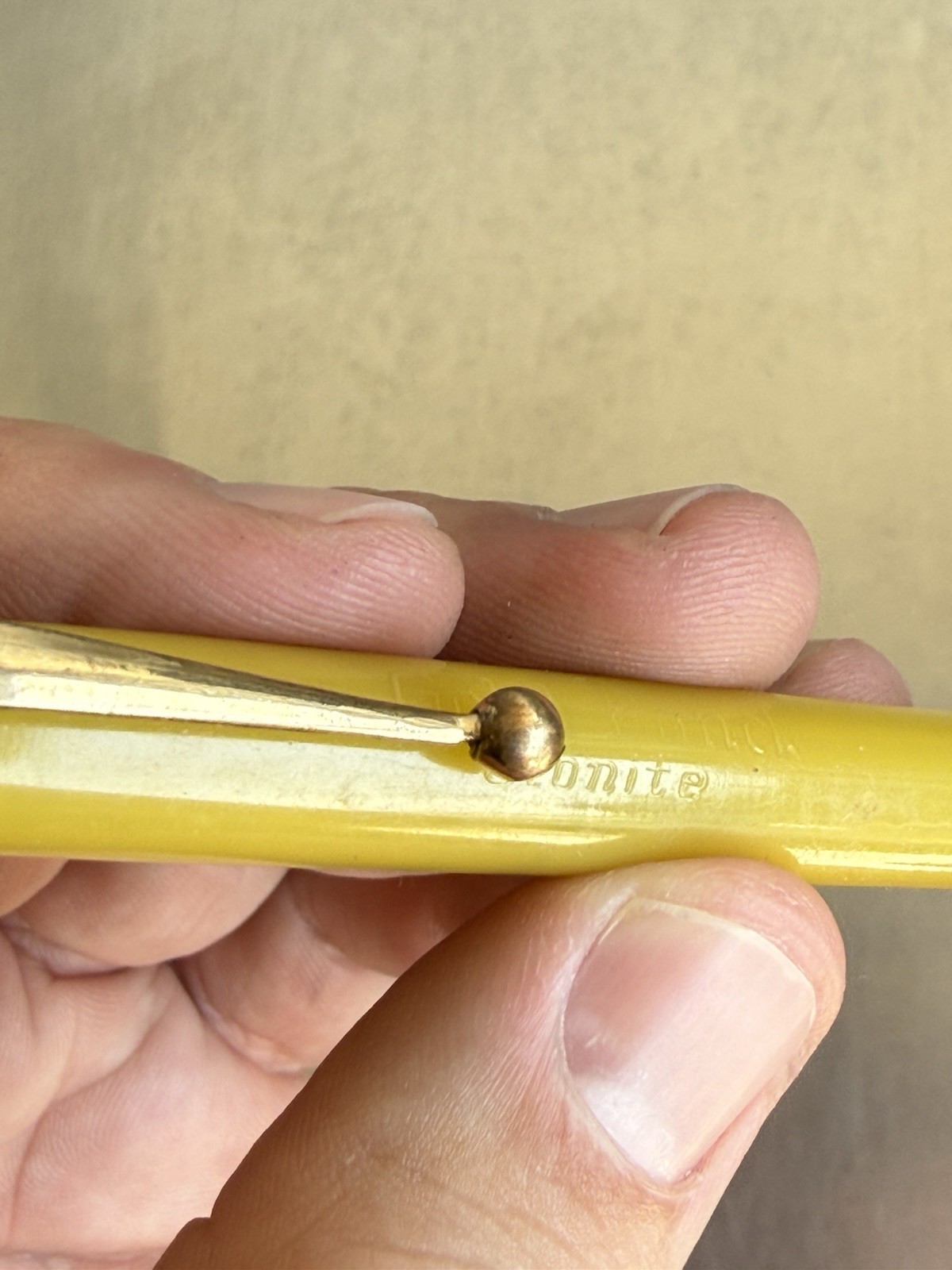 Gold Bond Stonite Yellow 1.1mm Pencil – 1930’s