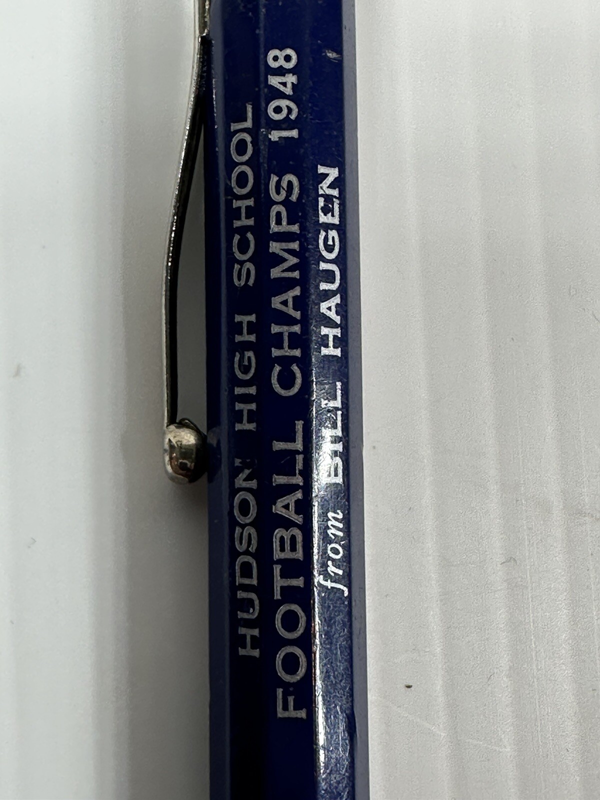 Vintage Hudson High Schools Football Champs 1948 Redipoint Mechanical Pencil