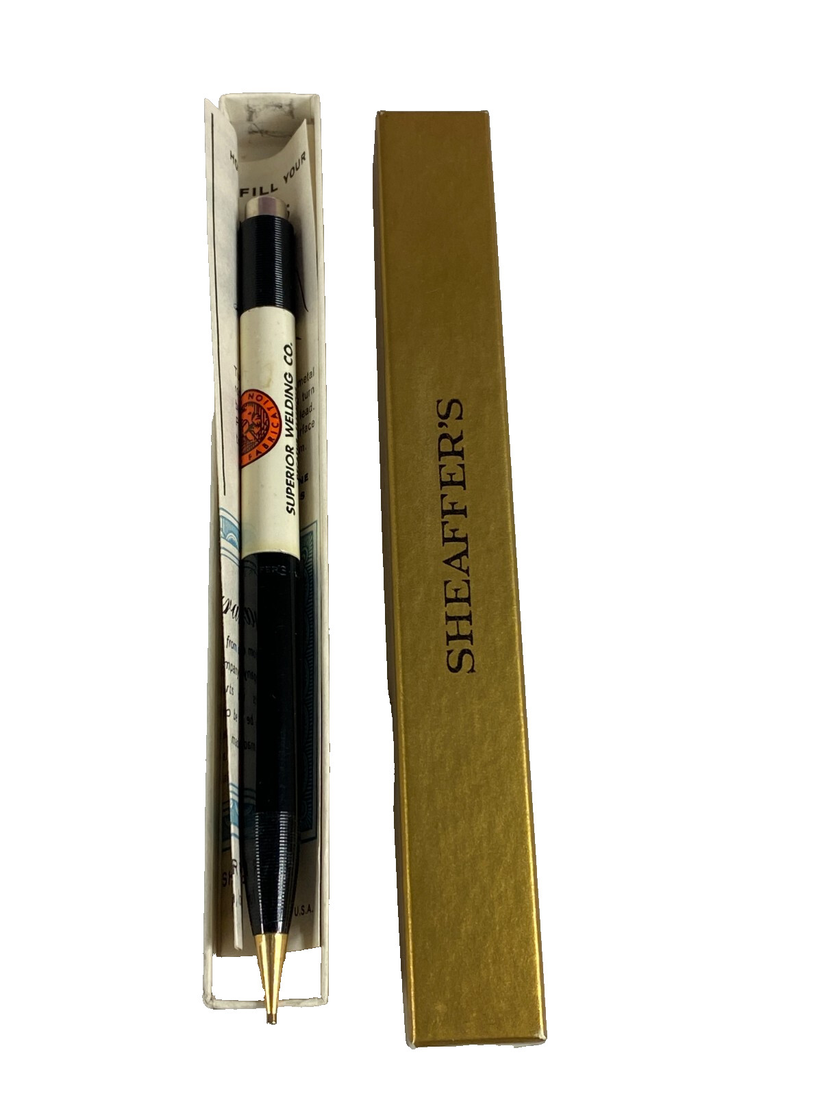 Superior Welding Advertising Mechanical Pencil Sheaffer Working New Vintage