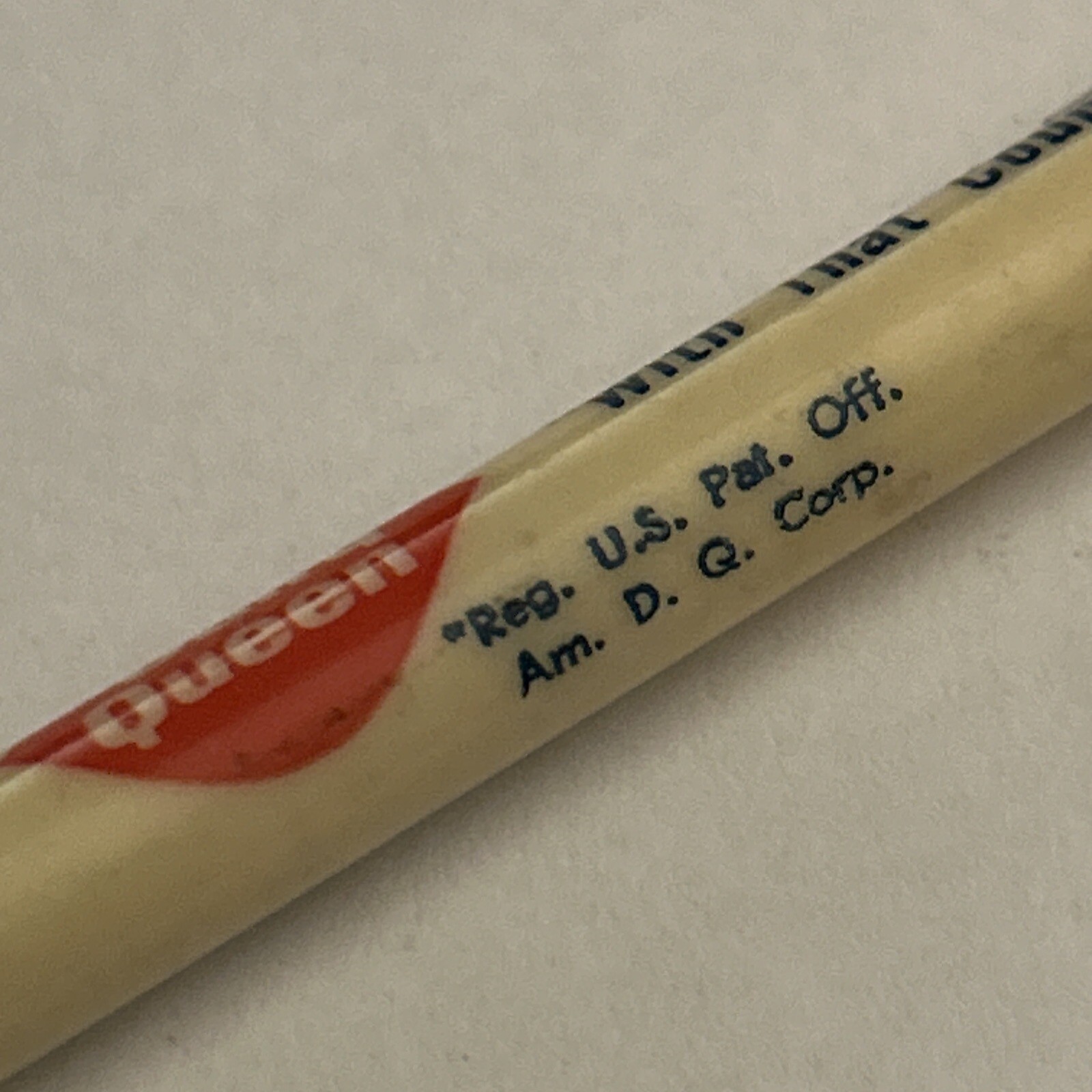 VTG Mechanical Pencil Dairy Queen “With That Country Fresh Flavor” Cone Topper