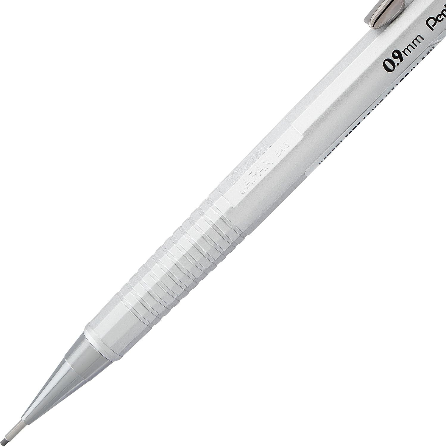 Sharp Mechanical Pencil, (0.9Mm), Metallic Silver Barrel, Box of 12 (P209Z)